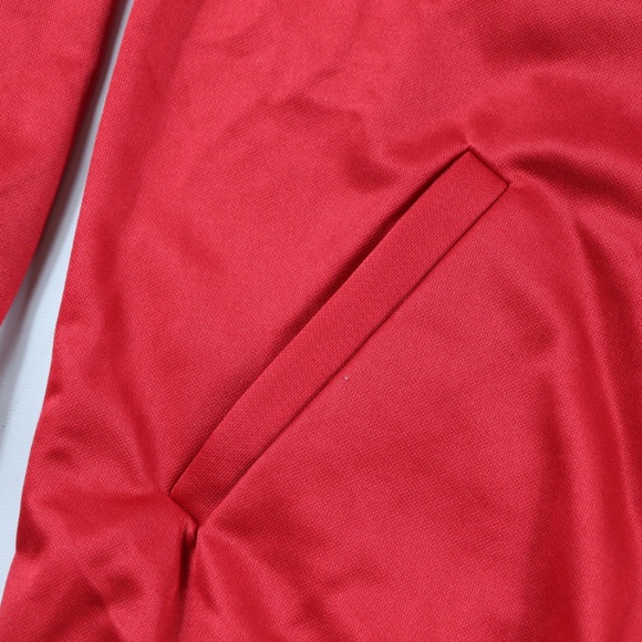 90s New Brute Mens Large Soccer Track Jacket Red - Picture 4 of 6